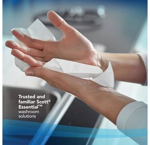 Hand Towel Roll E-Roll 1-Ply Wht Pk6
