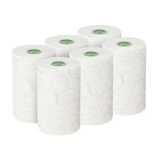 Ultra Slimroll Hand Towel Wht Pk6