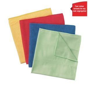Microfibre Cloths 400X400Mm Ylw Pk6