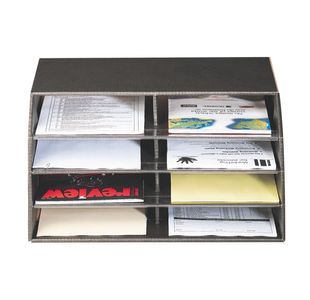 Q-Connect Mail Sorter Black