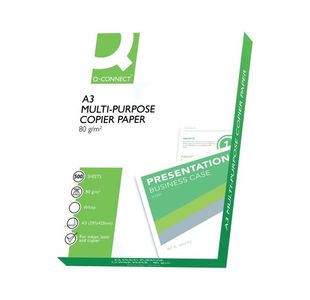 Q-Connect Copier Paper A3 Wht Pk2500