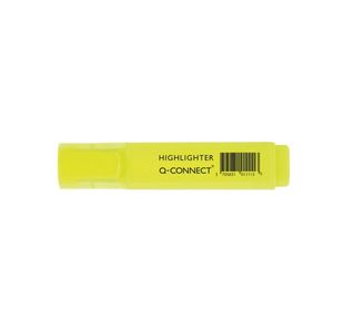 Q-Connect Highlighter Pen Ylw Pk10