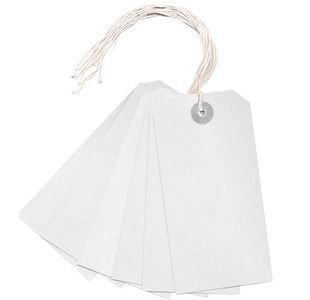 Strung Tag 120X60 White Pk1000