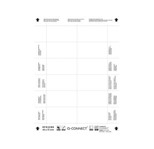 Name Badge Inserts 40X75Mm Pk25