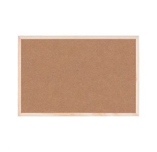 Q-Connect Cork Board Wooden Frame