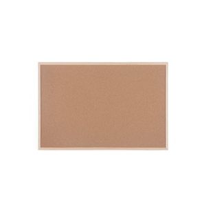 Q-Connect Cork Board Wooden Frame