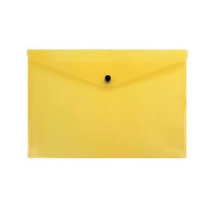 Q-Connect Doc Folder A4 Yellow Pk12