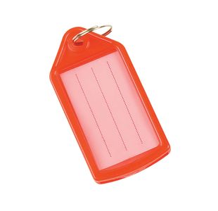 Q-Connect Sliding Key Fob Red Pk40