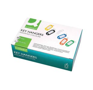 Q-Connect Key Fob 2 Holes Ast Pk240