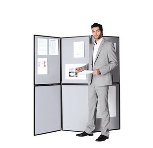 Q-Connect Display Brd 6 Panel Bl/Gy