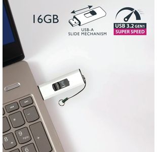 Q-Connect Usb 3.0 Slider 16Gb Drive