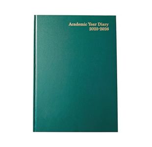 Academic Diary Dpp A5 Green 2025-26