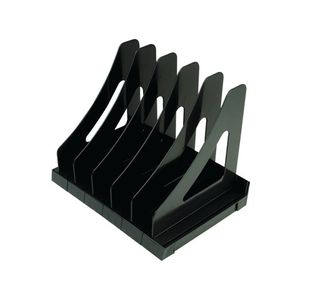 Q-Connect Black Executive Book Rack