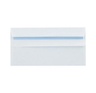 Q-Connect Dl Env Wlt Ss Wht Pk1000