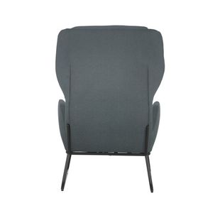 Agyle Wingback Chair Grey/Black