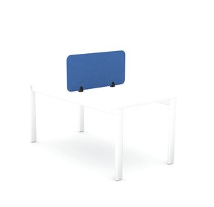 Desk Mtd Pet Screen 790X400Mm Blue