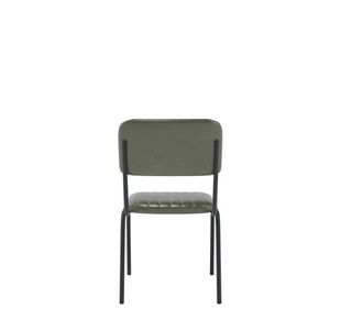 Culla Side Chair Pu Green/Black