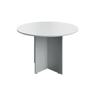 Leg Rnd Boardroom Tbl 1100X1100 Wht