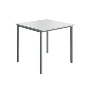 Mpps Table 800X800 White/Silver