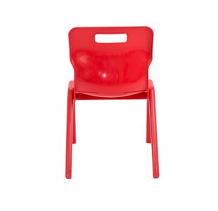 Titan One Piece Clsm Chair Red