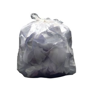 2Work Swing Bin Liner 45L Wht Pk1000