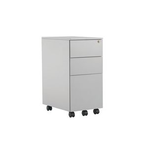 Jemini 3 Drw Mobile Pedestal Silver