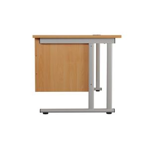 Jemini 3 Drw Fixed Ped Grey Oak