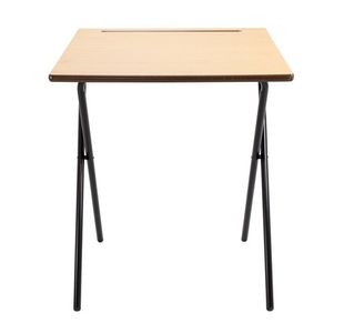 Titan Folding Exam Desk Mdf Beech