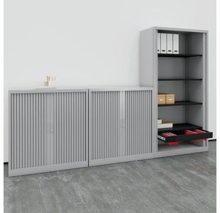 Talos Side Opening Tambour Unit Wht