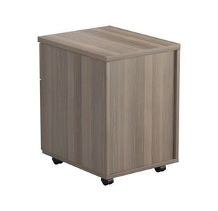 Jemini 2 Drw Mob Ped Grey Oak