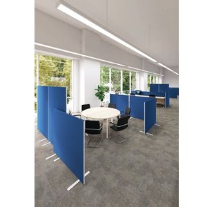 Floor Stand Screen 1600X25X1800 Blk