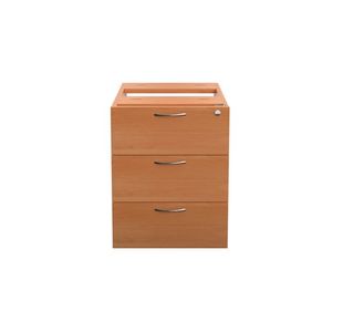 Jemini 3 Drw Fixed Ped Beech