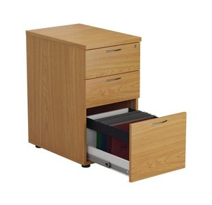 First 3 Drw Dskh Pedestal Nova Oak