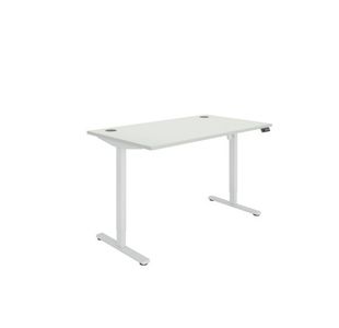 Sm Sit/Stand Desk 1400X800 Wht/Wht