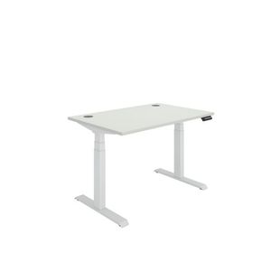 Dm Sit/Stand Desk 1200X800 Wht/Wht