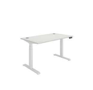 Dm Sit/Stand Desk 1400X800 Wht/Wht