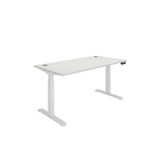 Dm Sit/Stand Desk 1600X800 Wht/Wht