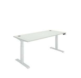 Dm Sit/Stand Desk 1800X800 Wht/Wht