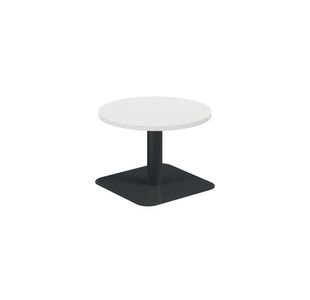 Forge Low Table 600Mm White/Black