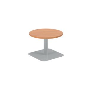 Forge Low Table 600Mm Beech/Silver