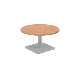 Forge Low Table 800Mm Beech/Silver