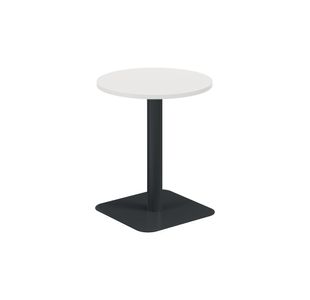 Forge Mid Table 600Mm White/Black