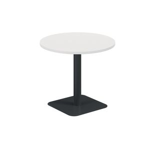 Forge Mid Table 800Mm White/Black