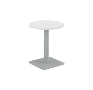 Origin 600Mm Mid Table Wht/Silver