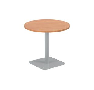 Origin 800Mm Mid Table Beech/Silver