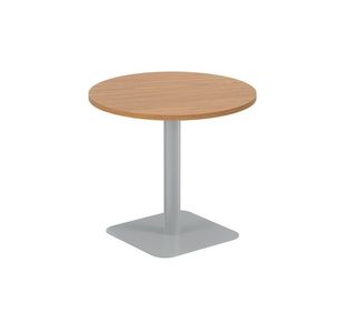 Origin 800Mm Mid Table Noak/Silver