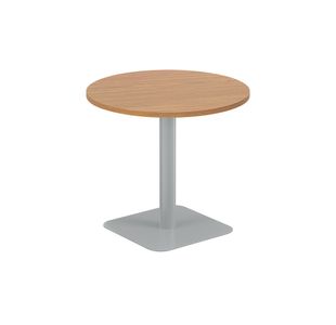 Forge Mid Table 800Mm Noak/Silver