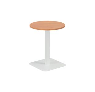 Forge Mid Table 600Mm Beech/White