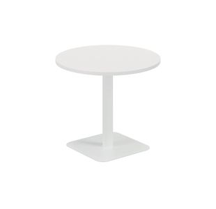 Forge Mid Table 800Mm White/White