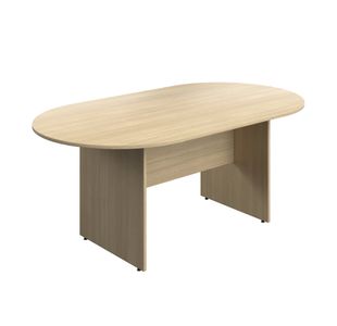 Modara Oval Brdr Table 1800X730 Oak